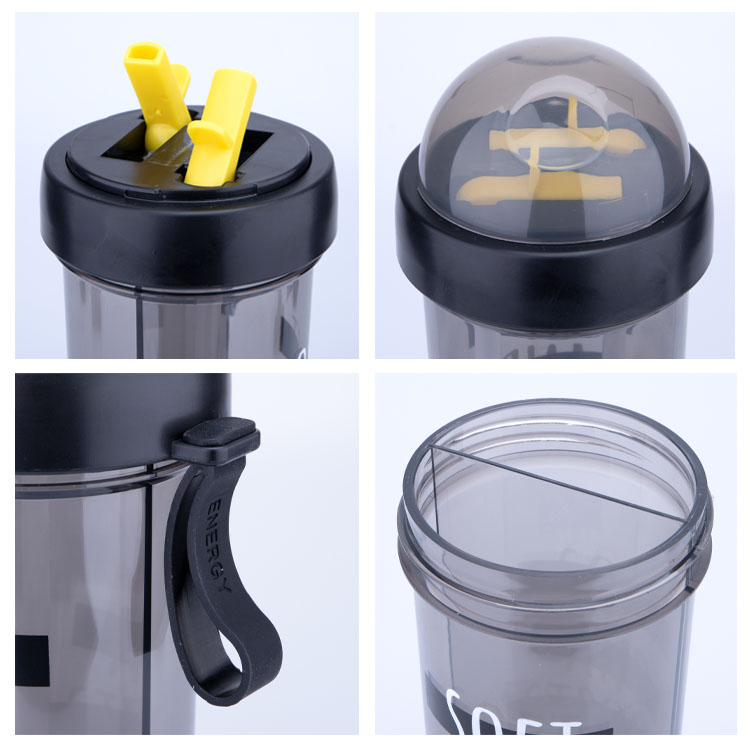 14oz 22 Oz 20oz Travel Vacuum Tumbler Mug Double Drink Dual-Use Water Bottle Protein Plastic Cups With Lid And Straw