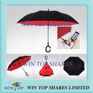 Quality Innovative wind resistant hand free reverse Umbrella wholesale