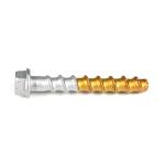 Metope Fastening Steel Bimetal Concrete Anchor Bolt Screw 3/8x4" for Concrete
