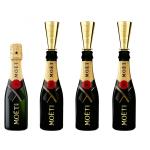 FDA Gold Plated Moet Chandon Champagne Sipper Embossed Logo