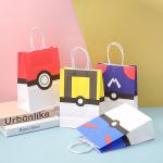 Custom Logo Cartoon Kraft Paper Hand Packing Candy Food Party Paper Bag for