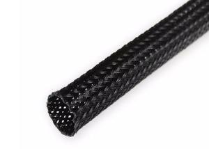 Quality Flame Retardant PET Automotive Braided Sleeving 15mm 25mm wholesale