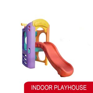 Quality Kindergartens Plastic Colorful Indoor Toddler Playhouse with Slide wholesale