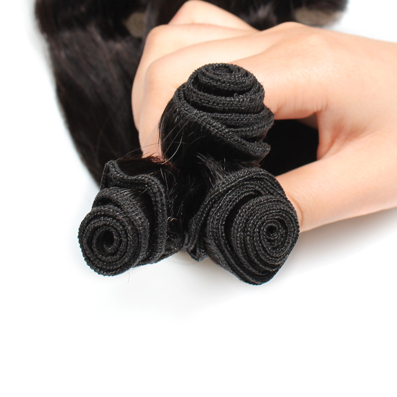 Wholesale Virgin Human Hair Etension Natural Color Indian Hair Bundles
