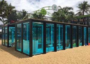 Quality Outdoor NZ AU standard shipping container swimming pool with fiberglass liner wholesale