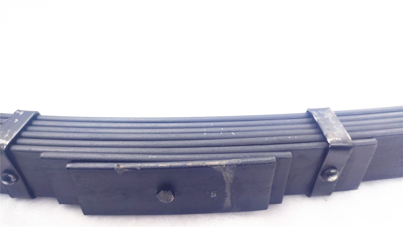 Motorcycle Body Parts 8 Pcs Rear Suspension Leaf Plate Spring Shock Absorber in Black