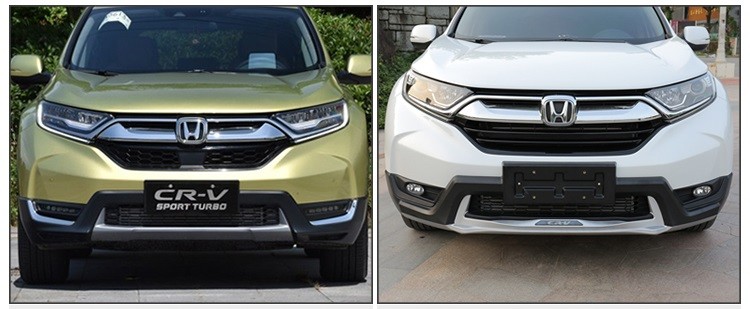 Honda All New CR-V 2017 Engineering Plastics ABS Front Guard and Rear Bumper Guard