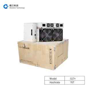 Quality Bitcoin S17+ 76T Antminer BTC Miner 3040W ASIC Mining Machine wholesale