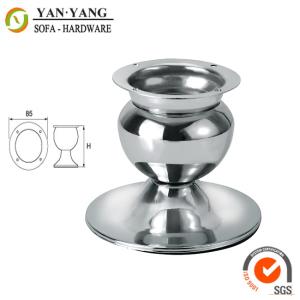 Quality durable furniture accessories chrome metal sofa feet cabinet feet SL029 wholesale