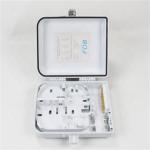 Outdoor FTTH Fiber Optic Distribution Box With 2pcs Cable Entry Ports
