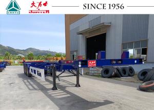 Quality 400KG 45ft Gooseneck Tri Axle Skeleton Semi Trailer wholesale