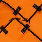 Fireproof 0.75mm Silicone Coated Fiberglass Welding Protection Panel Pressurized