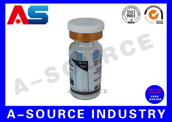 Holographic Bottle Sticker Printing Laser Film 2ml / 10ml / 15ml / 30ml