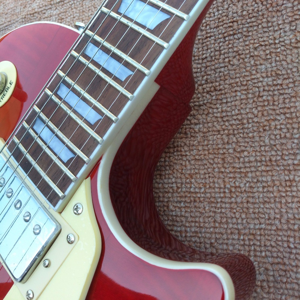 New style high quality Standard LP 1959 R9 electric guitar, Quilte Maple top rosewood fingerboard Electric guitar, free
