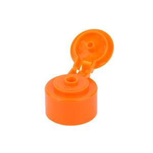 Quality Orange 24/410 Plastic PP Flip Top Bottle Cap For Shampoo And Toothpaste Bottles wholesale