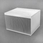 Double Base Stacked Fin Aluminium Extrusion Profiles Igbt Led Heatsink