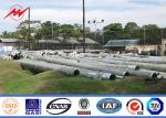 30ft 35ft Hot Dip Galvanized Steel Electric Power Pole To Transmission Line