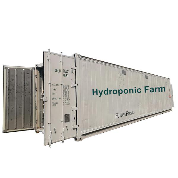 120KWH Per Day Hydroponic Shipping Container Insulation Microgreen Growing