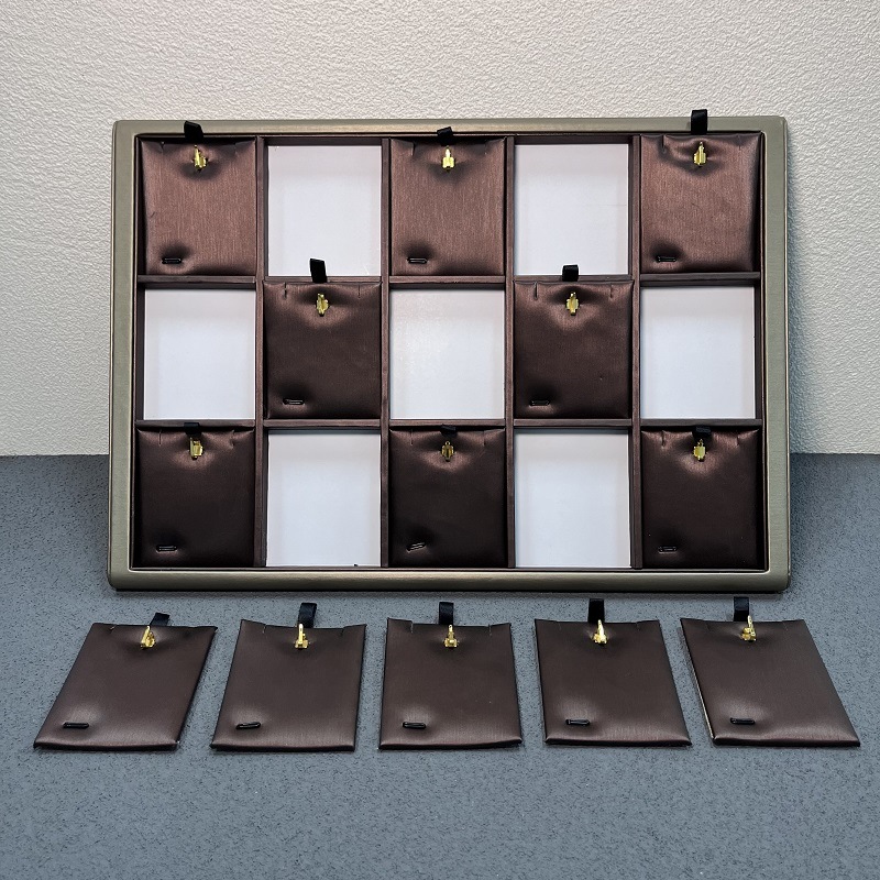 High Quanlity PU Packaging Jewelry Tray for Jewelry Ring Earring Pendant Necklace