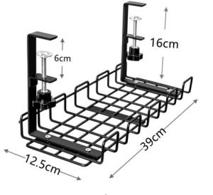 Quality Adjustable Under Desk Cable Management Tray For Interior Office Living Room Furniture wholesale