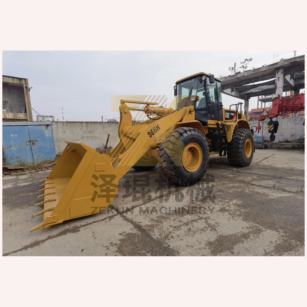 Used 966h Loader Construction Machine Original Caterpillar 966h Front Loader
