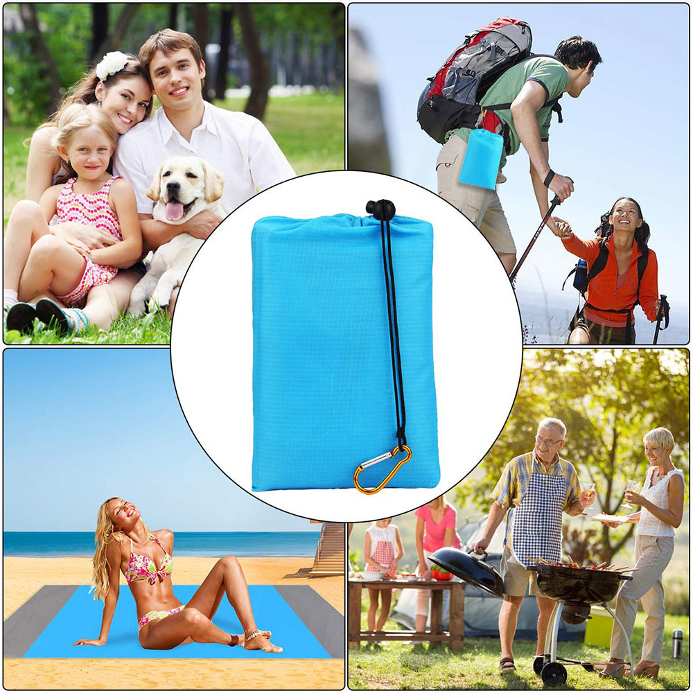 Wholesale Custom Lightweight Pocket Beach 2m Breathable Camping Sitting Mat