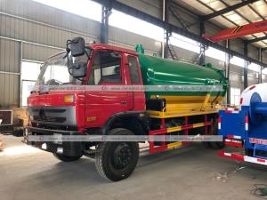 Quality Dongfeng 10cbm Sewer Suction Pump Fecal Sewage Tanker Vacuum Truck wholesale