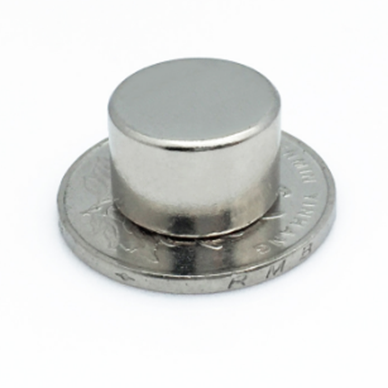 Circular N42 Neodymium Disc Magnets Black Epoxy Coated permanent