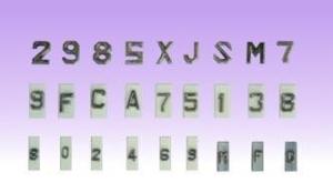 Quality Radiographic Accessories X-Ray ID Markers Lead Letters Numbers for read figures wholesale