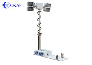 Quality 4*200W roof Mounted 66km/h Prostrate Telescopic Mast 72000lm wholesale