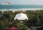 25x30m Aluminum Frame White PVC Party Tent For 600 People SGS TUV CFM IFAI
