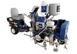 98:2 MMA +BPO Double Components Airless Spraying Line Striper For Air Port