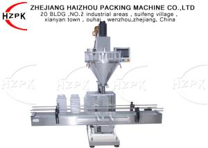 Quality 1.5 KW Automatic Powder Filling Machine Work With Conveyor Rice Powder Filling Line wholesale