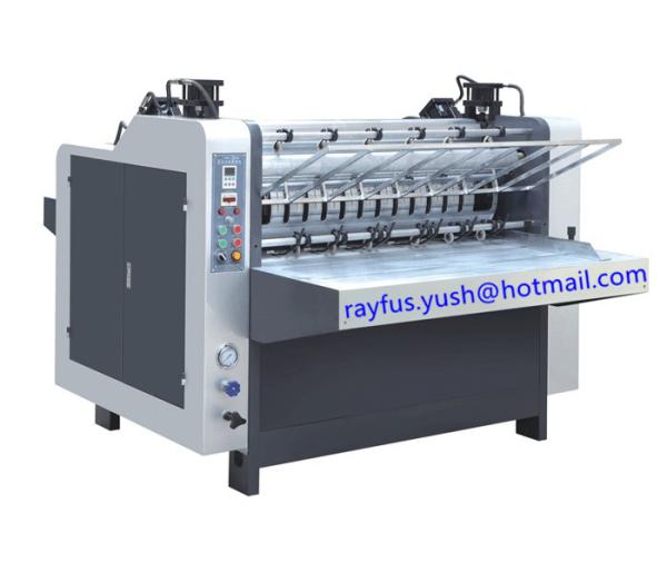 Pneumatic Hydraulic Cardboard Laminator 100 ~ 500gsm Cardboard Laminating High