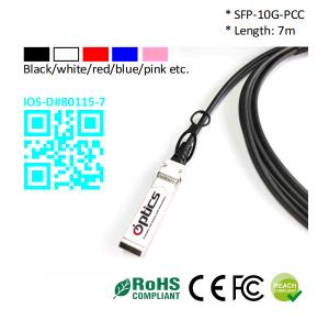 Quality SFP-10G-DAC7M 10G SFP+ to SFP+ DAC(Direct Attach Cable) Cables (Passive) 7M 10G SFP+ DAC PCC wholesale