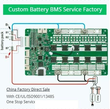 Customized BMS Copper Thickness 2oz For NMC/Lifepo4 Battery/Sodion-ion Pack CE
