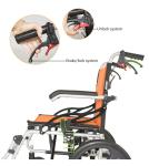 125KG Aluminum Lightweight Collapsible Wheelchair