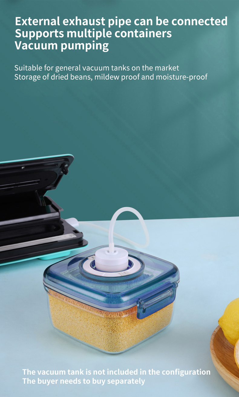 Plastic Packaging Material Handheld Chamber Vacuum Sealer Bag for Household Needs