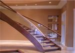 Pvc Handrail Building Curved Stairs Oak Stairs Non Slip AS/NZS 2208 Certificate
