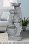 43 Inch Pots Lighted Outdoor Water Fountains