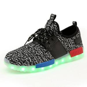 Quality Teenager Flashing Rechargeable LED Sneakers For Event Nights Long Life wholesale