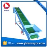 Hopper cleated belt conveyor