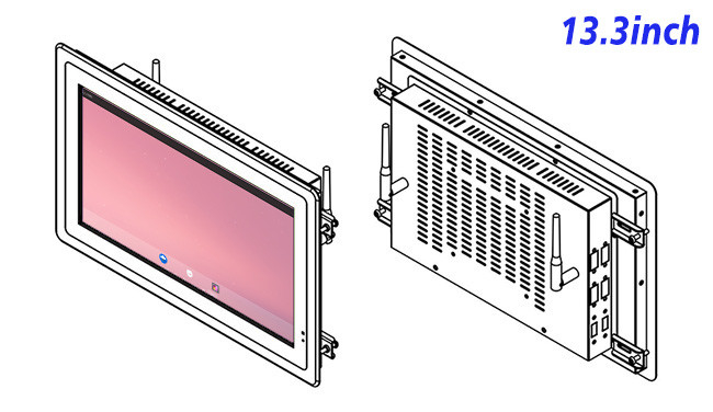 13.3-Inch Android Monitor for Retail Kiosks and Public Information Systems
