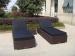 Wicker / Cane / Rattan Sun Lounger Storage Box For Balcony / Lawn