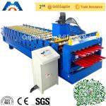 Color Steel Plate Double Layer Roof Panel Roll Forming Machine 1200 / 1250mm