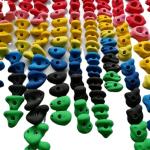 Climbing Holds in RED/YELLOW/GREEN/GREY/ORANGE/BLUE for Strength and Grace PE