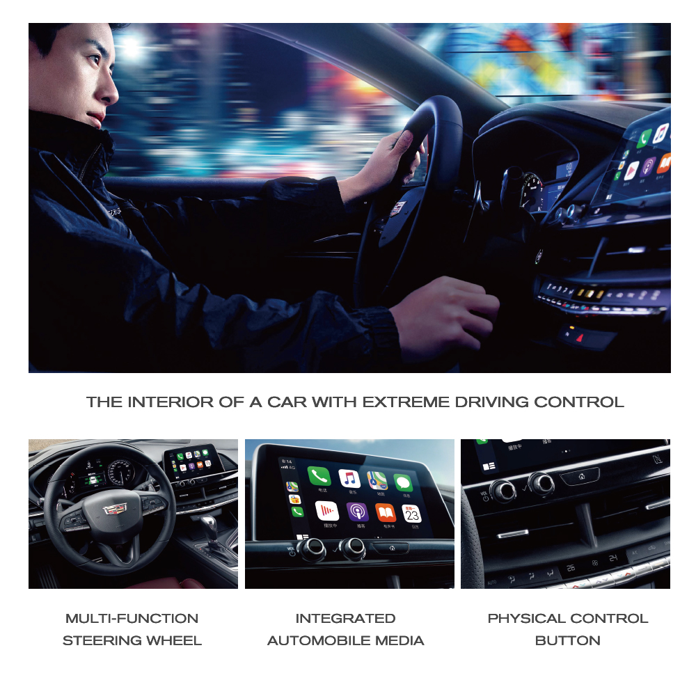 s Energy Vehicle 2024 Cadillac CT4 Stylish Gas Auto with 66L Tank Volume and 4-door 5-seater Body Structure