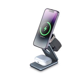 Quality Industrial Intelligent Charger AK09 15W/10W/10W/7.5W Fast Charger Metal Appearance Wireless Fast Charger wholesale