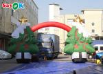 OEM Oxford Cloth 9x5mH Inflatable Christmas Tree Arch