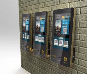 Quality 21.5 Inch Wall Mounted Digital Innovative And Smart , Multifunctional Card Dispenser Kiosk By LKS,China wholesale